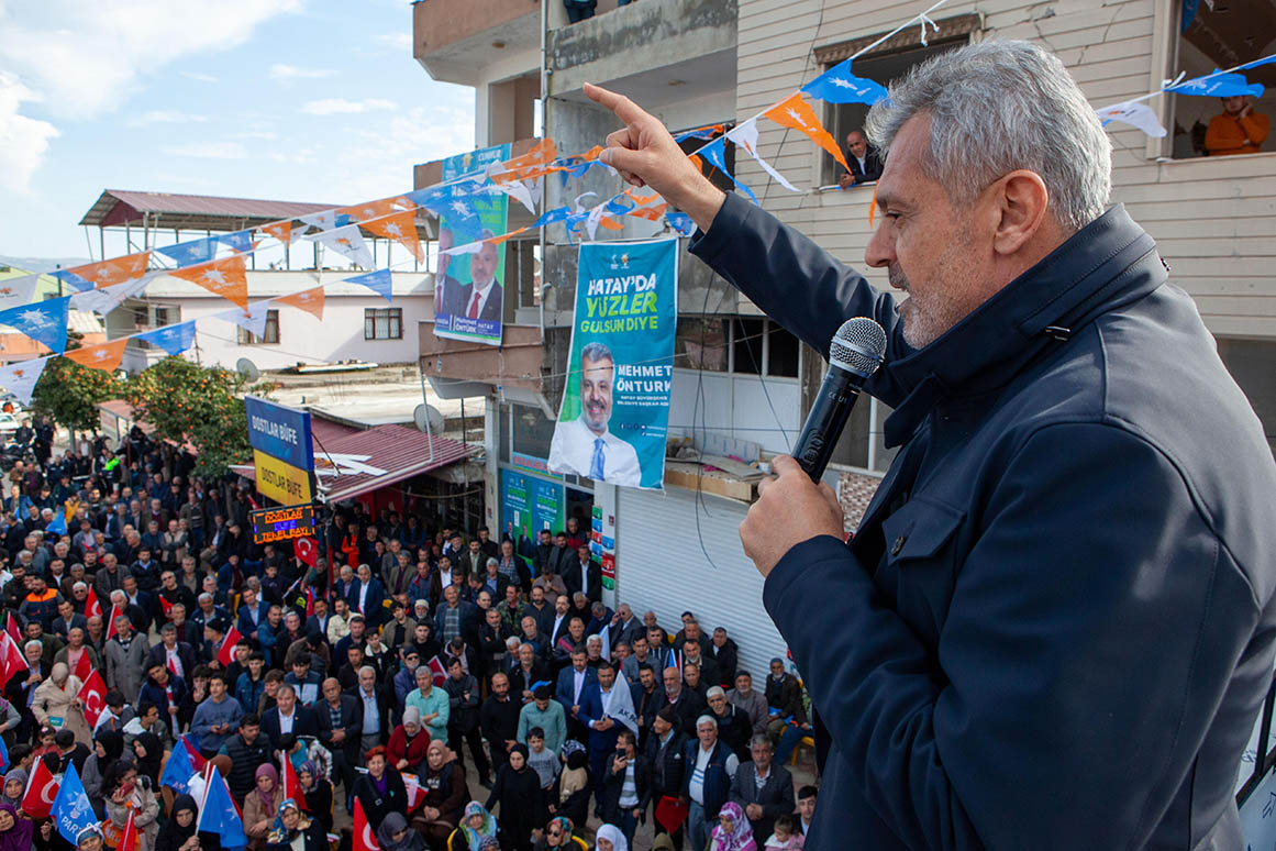 Hassa'da Öntürk'e Sevgi Seli