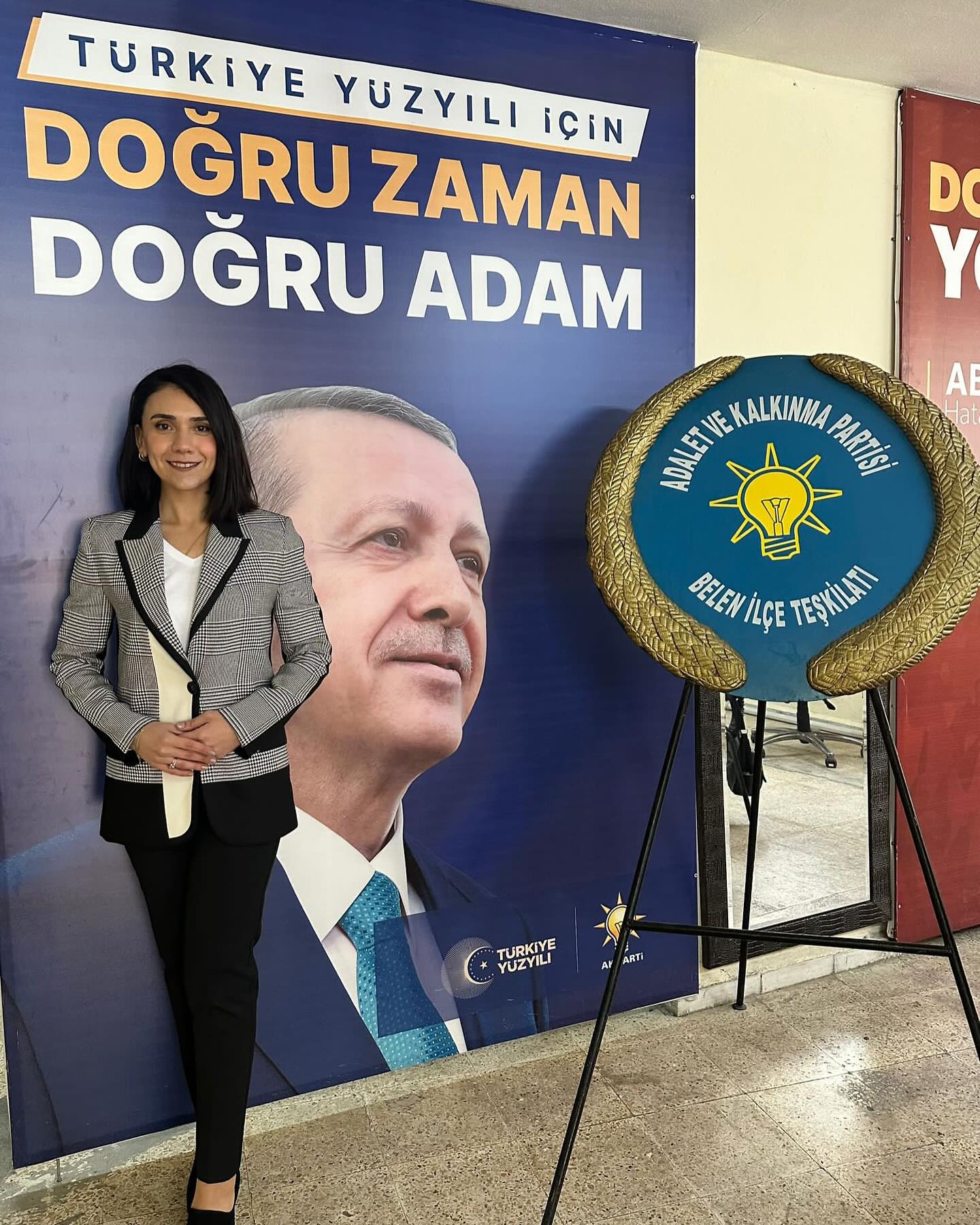 AK Parti Belen İlçe Kadın Kolları Başkanlığı'na Avukat Zeynep Aybike Yıldırım Atandı