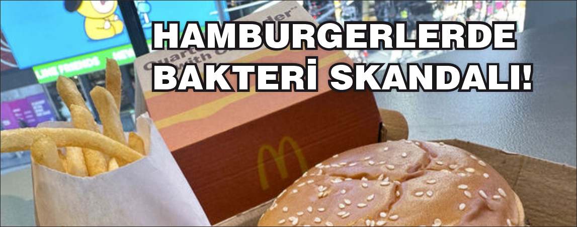 ABD'de McDonald's Hamburgerlerinde Koli Basili Alarmı