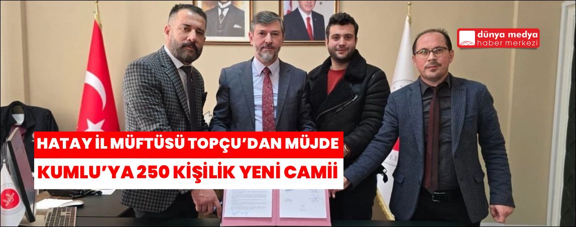 Kumlu’da Hayırsever Desteğiyle Modern Cami İnşaatı Başlıyor