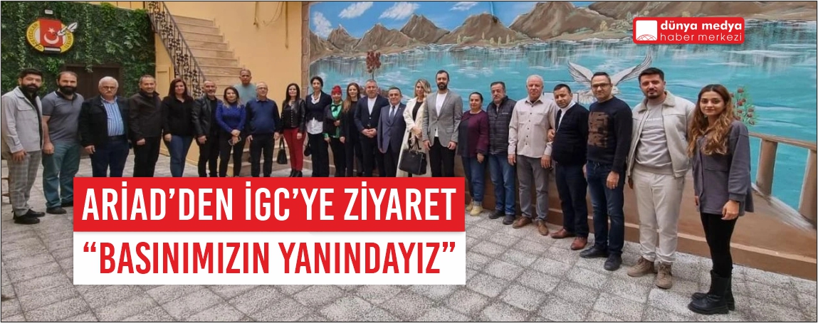 Ariad Heyetinden İskenderun Gazeteciler Cemiyeti’ne Anlamlı Ziyaret