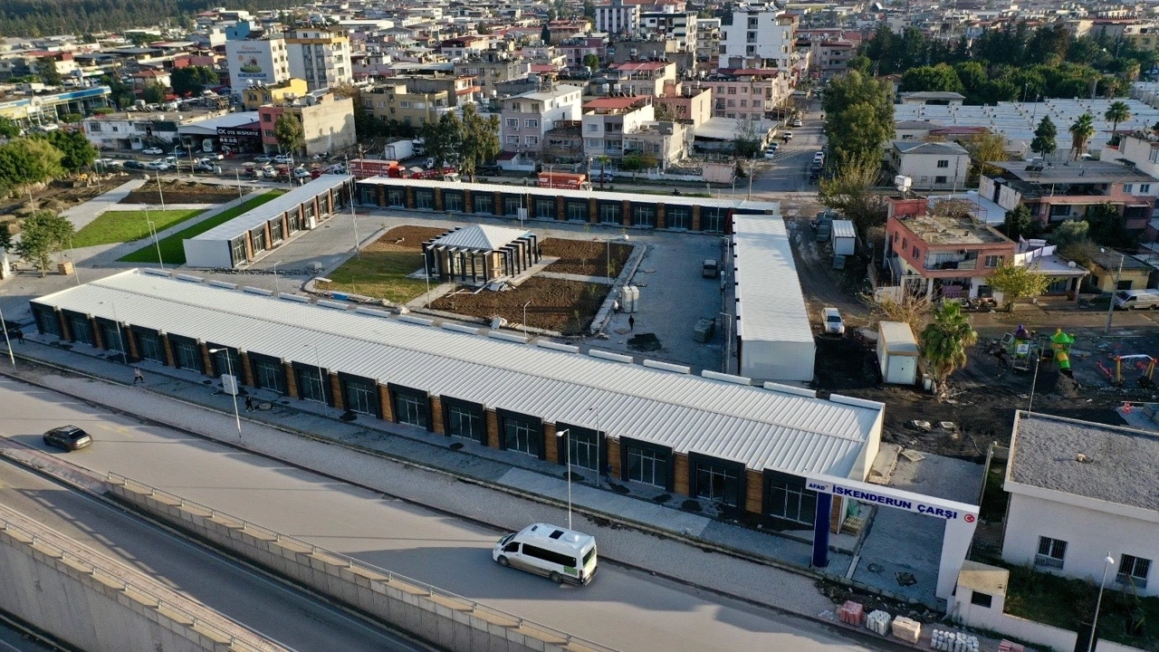 İskenderun'da Depremzedeler İçin 110 İşyeri ve 5 Konteyner Ofis İlanı