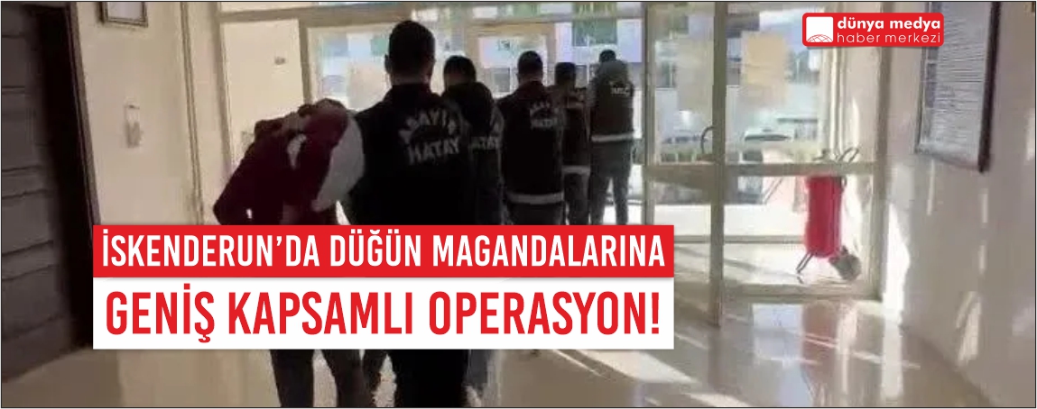 İskenderun’da Silah Sesleriyle Bölünen Düğüne Polis Operasyonu